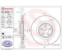 2x Brake Discs Pair Vented fits JAGUAR XKR X150 4.2 Front 06 to 14 355mm Set New
