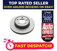 2x Brake Discs Pair Vented fits JEEP CHEROKEE KJ 2.5D Front 01 to 08 R425DOHC