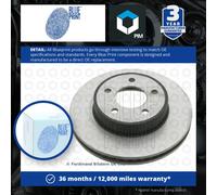 2x Brake Discs Pair Vented Front 288mm ADA104307 Blue Print Set 52128247AA New