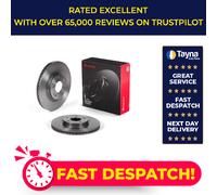 2x Brake Discs Pair Vented fits KIA CEED 1.4 Front 2018 on 305mm Brembo