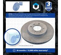 2x Brake Discs Pair Vented Front 256mm ADG043234 Blue Print Set 51712G6300 New