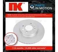 2x Brake Discs Pair Vented fits KIA PICANTO JA 1.2 Front 2017 on 256mm Set NK