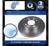 2x Brake Discs Pair Vented Front 241mm ADG04397 Blue Print Set 517120X500 New