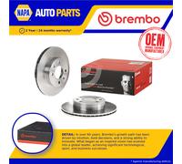 2x Brake Discs Pair Vented fits KIA PICANTO TA 1.2 Front 11 to 17 G4LA 241mm Set