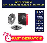 2x Brake Discs Pair Vented fits KIA PROCEED 1.6 Front 2018 on 305mm Brembo