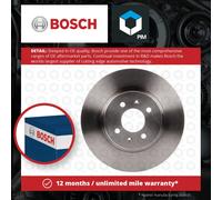 2x Brake Discs Pair Vented fits KIA RIO Mk3 1.1D Front 11 to 17 D3FA 280mm Set