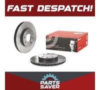 2x Brake Discs Pair Vented fits KIA RIO Mk3 1.4D Front 11 to 17 D4FC 256mm Set