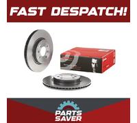 2x Brake Discs Pair Vented fits KIA RIO Mk3, Mk4 1.25 Front 2011 on 280mm Set