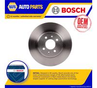 Bosch BD2006 Brake Disc Set - 280 mm Vented Discs - Front Axle - ECE-R90 Certified - Good Cooling, Reliable Braking, Corrosion Protection - 1 Set of 2 Discs
