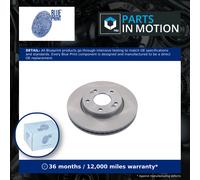 2x Brake Discs Pair Vented fits KIA SOUL AM, Mk2, SK3 Front 1.6 2.0 1.6D 2009 on