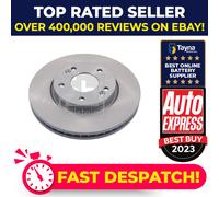 2x Brake Discs Pair Vented fits KIA SOUL AM, Mk2, SK3 Front 1.6 2.0 1.6D 2009 on