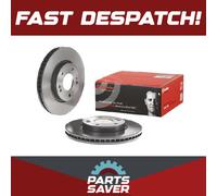 2x Brake Discs Pair Vented fits KIA SOUL Mk2, PS, SK3 2.0 Front 2014 on 280mm