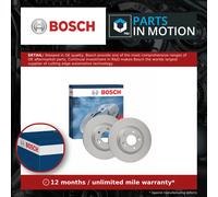Bosch Front Brake Disc 51712D7000 - Vented ECE-R90 - Set of 2 - Fits Tucson/Sportage/i30/Optima
