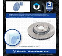 2x Brake Discs Pair Vented fits HYUNDAI i30 PD, PDE Front 1.0 1.4 1.5 1.6D 305mm