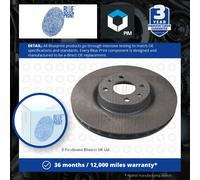 2x Brake Discs Pair Vented Front 284mm ADL144319 Blue Print Set 46445004 Quality