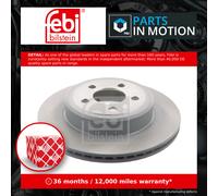 2x Brake Discs Pair Vented Rear 320mm 44014 Febi Set K04779209AE 04779209AB New