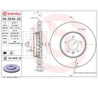2x Brake Discs Pair Vented fits LAND ROVER DEFENDER L663 3.0D Front 2019 on Set