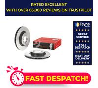 2x Brake Discs Pair Vented fits LAND ROVER DISCOVERY Mk5 2.0 Front 2017 on 360mm