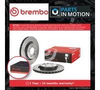 2x Brake Discs Pair Vented fits LAND ROVER DISCOVERY Mk5 3.0 Rear 2016 on 325mm