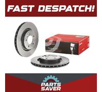 2x Brake Discs Pair Vented fits LAND ROVER DISCOVERY Mk5 3.0 Rear 2016 on 325mm