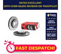 2x Brake Discs Pair Vented fits LAND ROVER DISCOVERY SPORT L550 2.0D Front 300mm