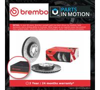 2x Brake Discs Pair Vented fits LAND ROVER DISCOVERY SPORT L550 2.0D Front 300mm