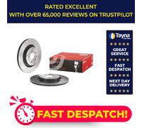 2x Brake Discs Pair Vented fits LAND ROVER DISCOVERY SPORT L550 2.0D Rear 325mm