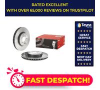 2x Brake Discs Pair Vented fits LEXUS IS250 Mk2, Mk3 2.5 Front 05 to 15 4GR-FSE