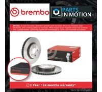 2x Brake Discs Pair Vented fits LEXUS IS300h Mk3 2.5 Front 13 to 20 2AR-FSE Set