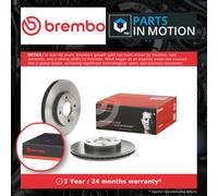 2x Brake Discs Pair Vented fits MAZDA 121 Mk3 1.8D Front 00 to 03 258mm Set New