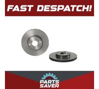2x Brake Discs Pair Vented fits MAZDA 2 1.5 Front 2014 on 258mm Set Brembo New
