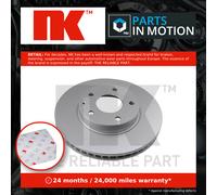 2x Brake Discs Pair Vented fits MAZDA 3 1.5D Front 16 to 19 280mm Set NK Quality