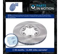 2x Brake Discs Pair Vented fits FORD RANGER ET TDCi 2.5D Front 99 to 12 274mm