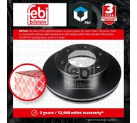 Febi Bilstein 44104 Brake Disc Fits Mazda BT-50 2.5 MRZ-CD 4x4 3.0 CDVi '06-'22