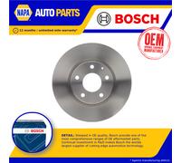 2x Brake Discs Pair Vented fits MAZDA CX5 KF 2.5 Front 2015 on 297mm Set Bosch