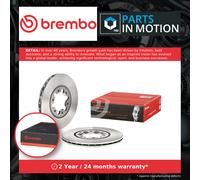 2x Brake Discs Pair Vented fits MAZDA E1600 1.6 Front 80 to 84 NA 256mm Set New