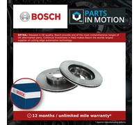 Bosch Brake Discs - Vented Pair for MAZDA MX5 Mk3 2.0 Front 05-14 289.6mm New