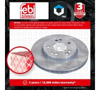 2x Brake Discs Pair Vented Front 284mm 05230 Febi Set A1244211612 A1244212712