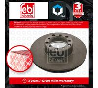 2x Brake Discs Pair Vented fits MERCEDES 500 W126 4.9 Front 79 to 85 278mm Set