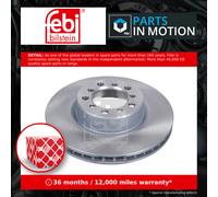2x Brake Discs Pair Vented fits MERCEDES 560 C126, W126 5.5 Front 85 to 91 300mm