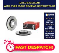 2x Brake Discs Pair Vented fits MERCEDES A160 1.3 Front 2018 on 305mm Brembo