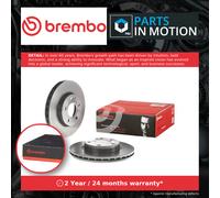 2x Brake Discs Pair Vented fits MERCEDES A180 W176 1.6 Front 12 to 18 M270.910