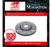 2x Brake Discs Pair Vented fits MERCEDES A35 AMG 2.0 Front 2018 on 350mm Set New