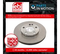 2x Brake Discs Pair Vented fits MERCEDES B150 W245 1.5 Front 05 to 11 M266.920