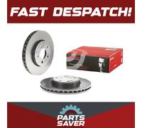 2x Brake Discs Pair Vented fits MERCEDES B180 W246 1.6 Front 11 to 18 295mm