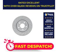 2x Brake Discs Pair Vented fits MERCEDES B250E 242 Front 14 to 17 EM780.990 Set