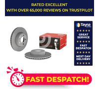 2x Brake Discs Pair Vented fits MERCEDES C160 S205, W205 1.6 Front 2015 on 295mm