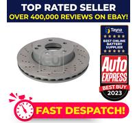 2x Brake Discs Pair Vented fits MERCEDES C250 2.2D Front 2008 on OM651.911 295mm