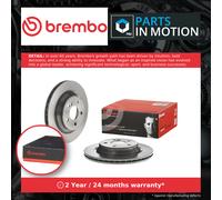 2x Brake Discs Pair Vented fits MERCEDES CL500 C215 5.0 Rear 99 to 06 M113.960