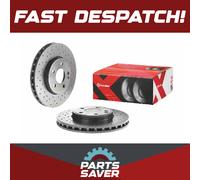 2x Brake Discs Pair Vented fits MERCEDES CLA180 C117, X117 1.6 Front 13 to 19